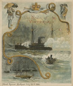 The Naval Review, Spithead, 23. července 1886 od English School