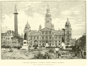The New Municipal Buildings, George Square, Glasgow od English School