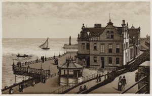The New Saloon, Whitby (litografie) od English School