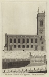 North Prospect of St Andrews Church v Holbornu
