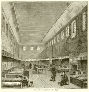 Stará kolej v roce 1840 od English School