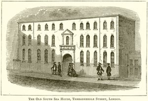 The Old South Sea House, Threadneedle Street, Londýn