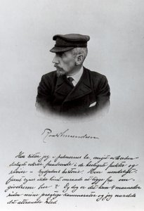 Úvodní stránka rukopisu Roalda Amundsense od English School