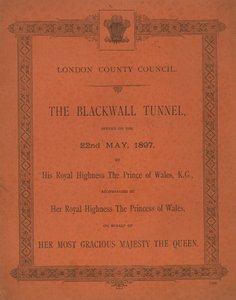 Otevření tunelu Blackwall od English School