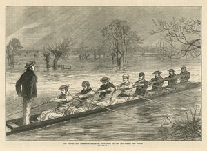 Závod lodí v Oxfordu a Cambridge od English School