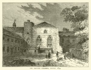 Malovaná komora, před 1834 (rytina) od English School