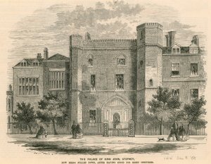 Palác krále Jana, Stepney, Londýn od English School