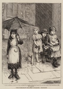 The Park-Slip Colliery Disaster, Orphans (rytina) od English School