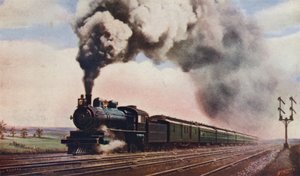 Pennsylvania Limited v plné rychlosti, Pennsylvania Railroad, USA od English School