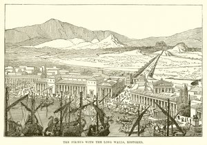 Pireus s dlouhými zdmi, obnoven od English School