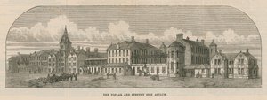 The Poplar and Stepney Sick Asylum at Bromley by Bow od English School