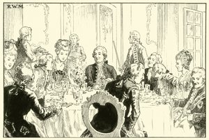 Bramborová hostina (inkoust na papíře) od English School