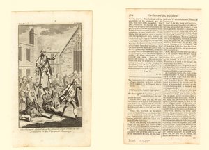Premiér rozdělující bochníky a ryby dělníkům ve své vinici, 9. května 1772 od English School