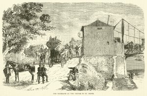 Prusové u mostu svatého Denise, leden 1871 od English School