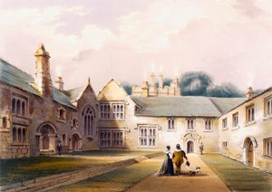 The Quadrangle, Cotehele House, c.1830-40 od English School