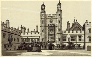 The Quadrangle, Eton College (litografie) od English School