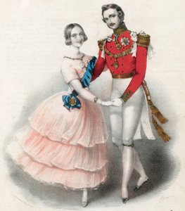 Královna a princ Alberts Polka od English School