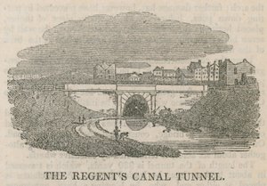 Tunel Regents Canal, Islington, Londýn od English School