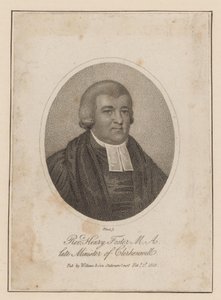 Reverend Henry Foster, zesnulý ministr Clerkenwell od English School