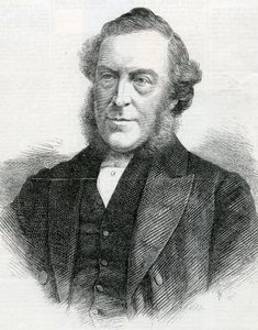 Reverend John Bedford, předseda Wesleyanské metodistické konference, 1867 od English School