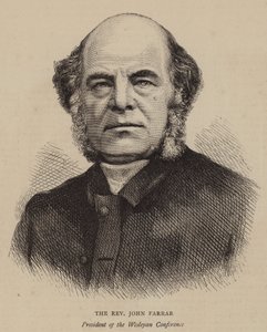 Reverend John Farrar (rytina) od English School