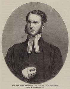 Reverend John Macnaught, z Evertonu, poblíž Liverpoolu (rytina) od English School
