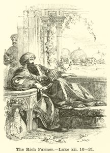 Bohatý farmář, Luke, xii, 16, 21 od English School