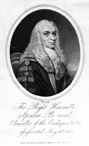 Správný ctihodný Spencer Perceval, 1812 od English School