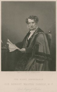 Ctihodný sir Walter Carden, primátor Londýna od English School