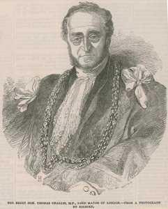 Ctihodný Thomas Challis, poslanec, primátor Londýna od English School