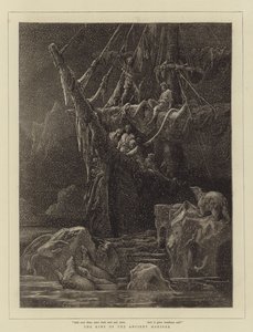 The Rime of the Ancient Mariner (rytina) od English School