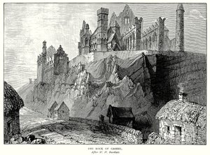 Cashelská skála (rytina) od English School