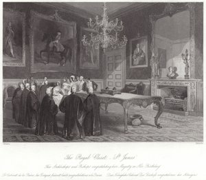 Královská skříň v paláci St James od English School