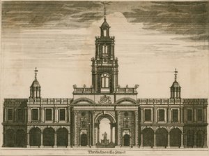 The Royal Exchange, Threadneedle Street, Londýn od English School