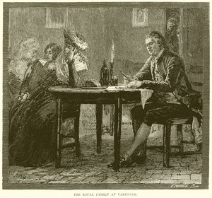 Královská rodina ve Varennes od English School