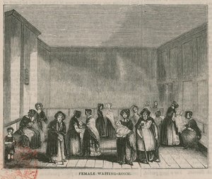 The Royal Free Hospital, Grays Inn Road, London: Ženská čekárna od English School