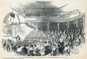 Královská instituce. Sir Roderick Murchisons Přednáška o distribuci zlaté rudy od English School
