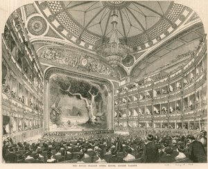 Královská italská opera, Covent Garden, Londýn od English School