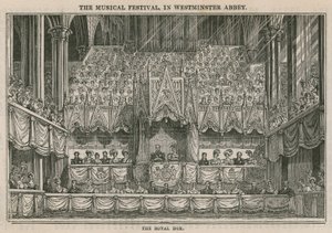 Královský hudební festival ve Westminsterském opatství: The Royal Box od English School