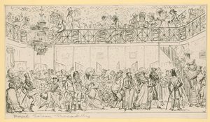 Royal Saloon, Piccadilly, Londýn od English School