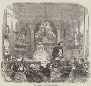 Salle de Robin, Piccadilly (rytina) od English School