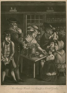 Klobásová žena; nebo Scéna v Covent Garden od English School