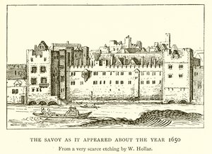 Savoy, jak se zdálo kolem roku 1650 od English School