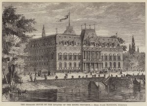The Sessions House of the Estates of the Rhine Province (rytina) od English School