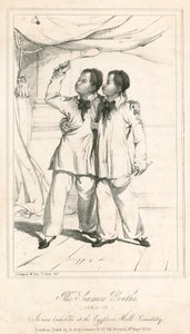 The Siamese Youths (ve věku 18 let), nová výstava v Egyptian Hall, Piccadilly od English School