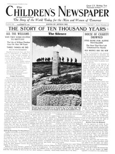 The Silence of Remembrance Day, titulní strana 