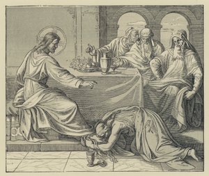 The Sinner Pardoned (rytina) od English School