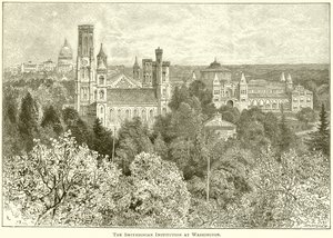 Smithsonian Institution ve Washingtonu od English School