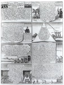 Slavnostní liga a smlouva z roku 1643, vyryl W. Hollar (1607-77) od English School