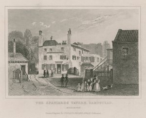 The Spaniards Tavern, Hampstead, Londýn od English School